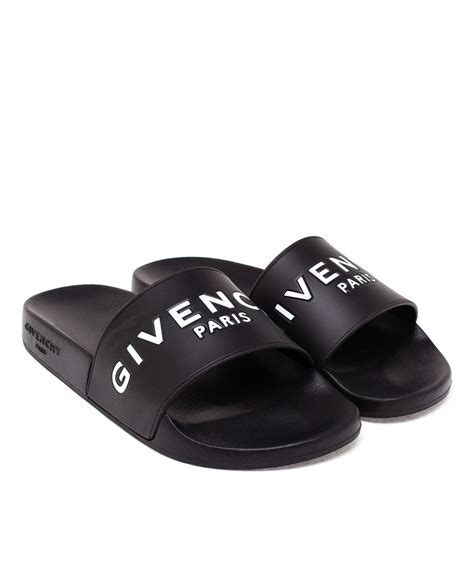 givenchy slides white and black